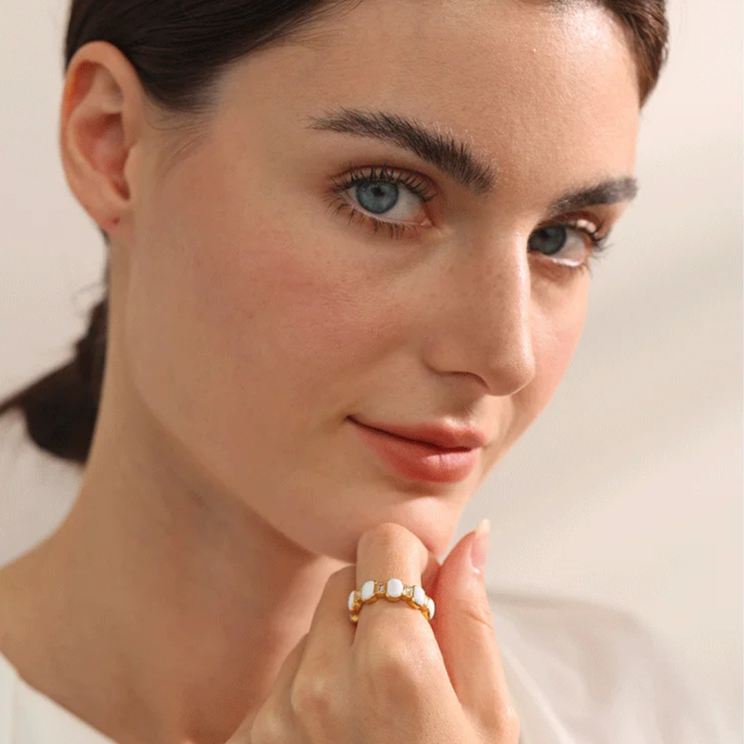Enamel Tile Ring