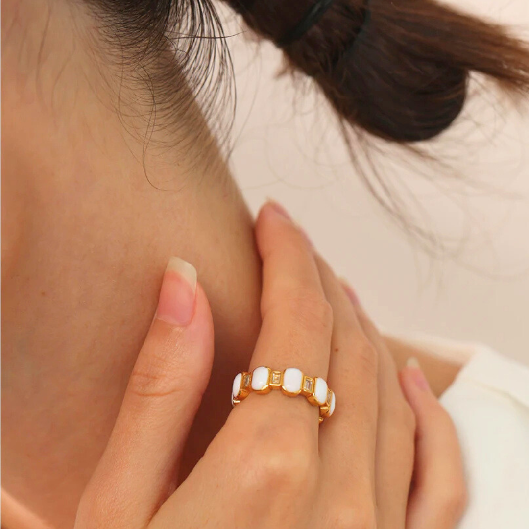 Enamel Tile Ring