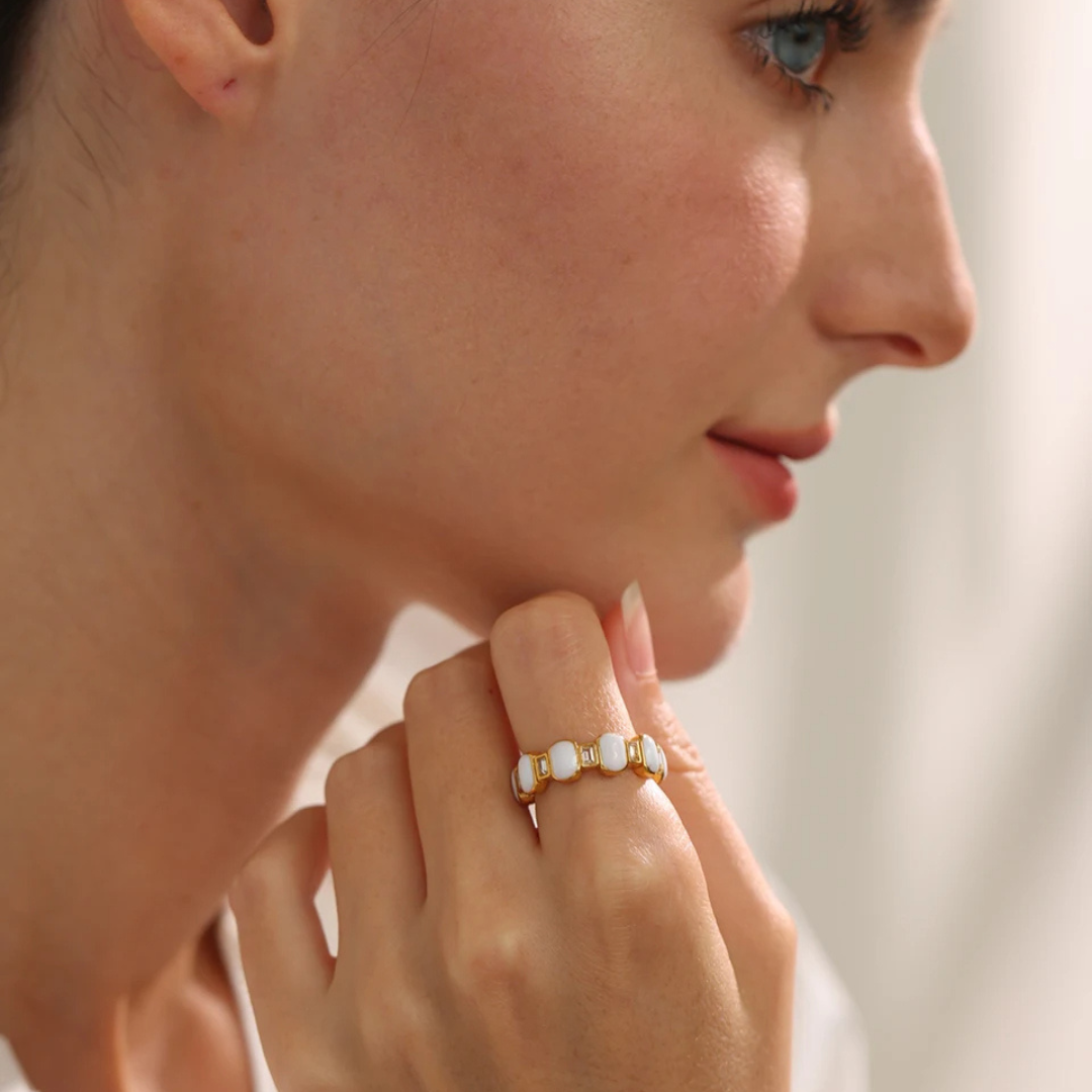 Enamel Tile Ring