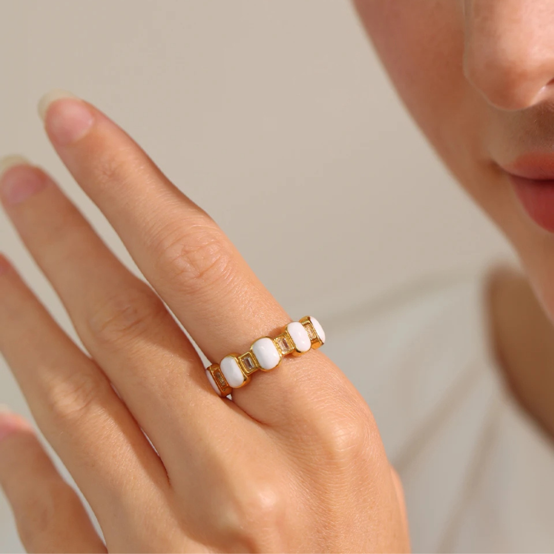 Enamel Tile Ring