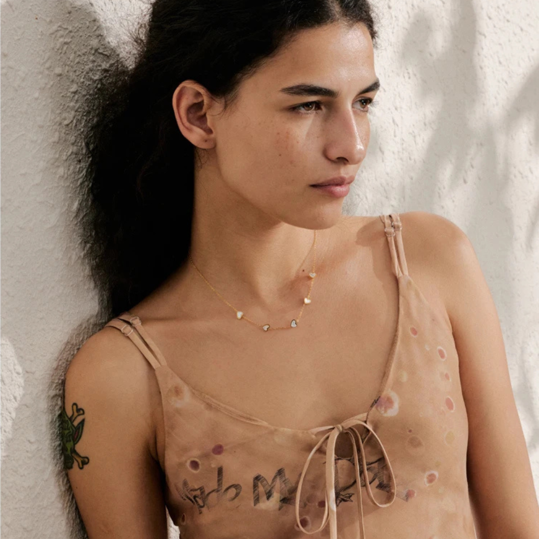 Shell Heart Chain Necklace