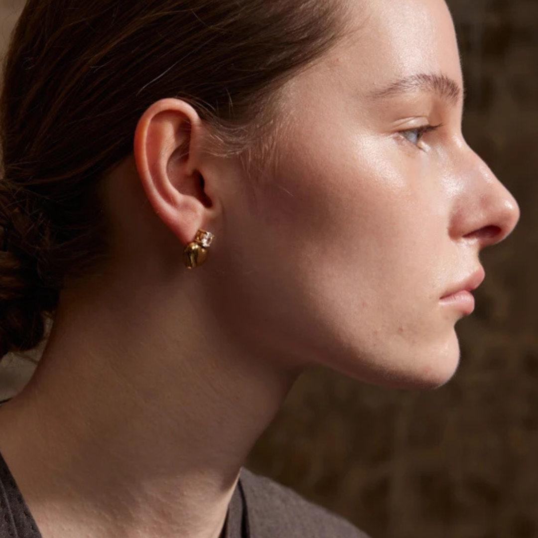 Heart Stud Earrings