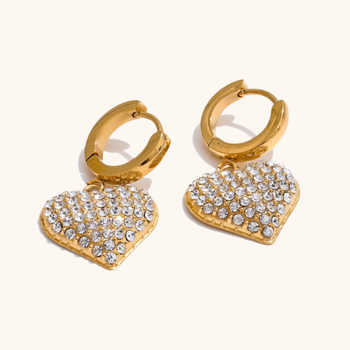 Heartfall Drop Earrings