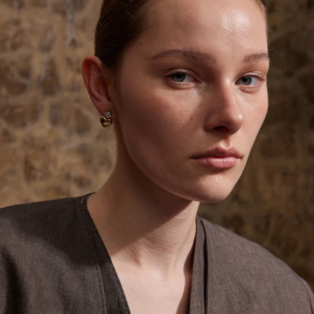 Heart Stud Earrings