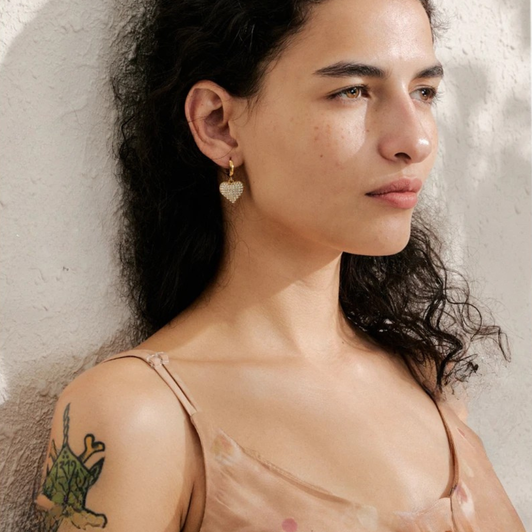 Heartfall Drop Earrings