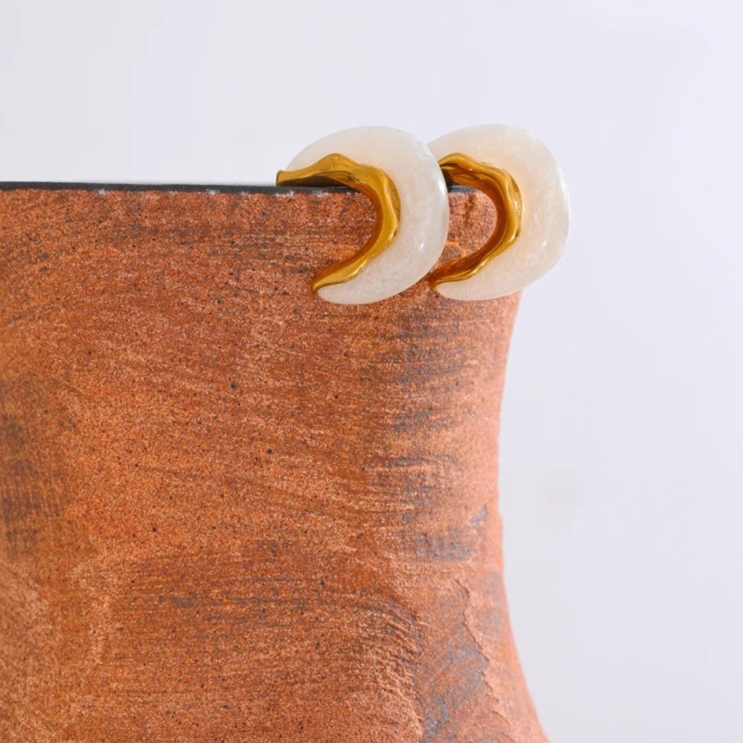 Arc C-Shape Earrings
