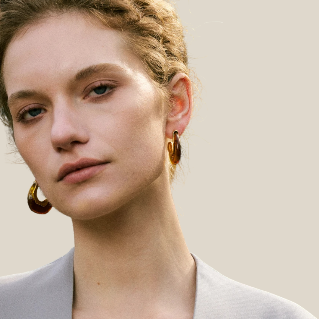 Arc C-Shape Earrings