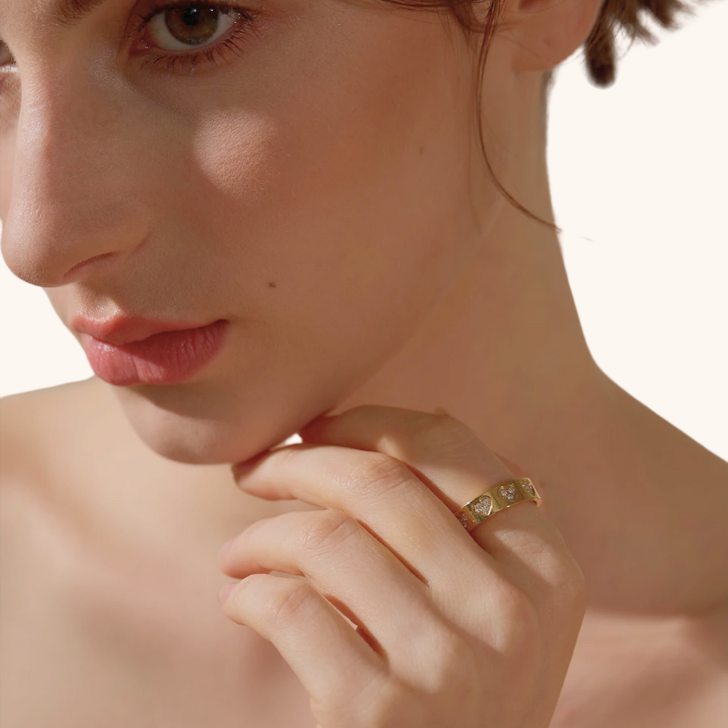 Heartstone Band Ring