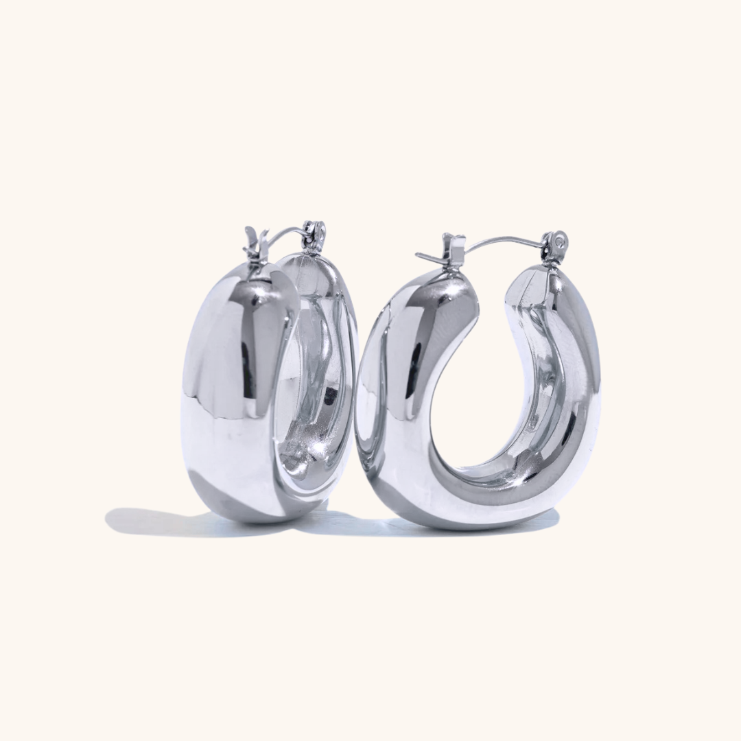 Bold Chunky Hoop Earrings