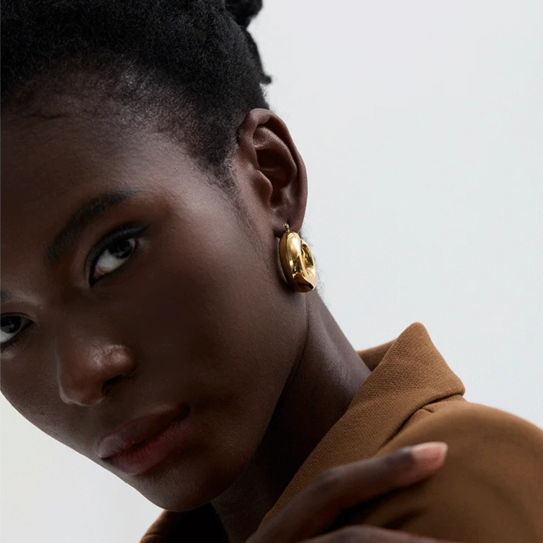Bold Chunky Hoop Earrings