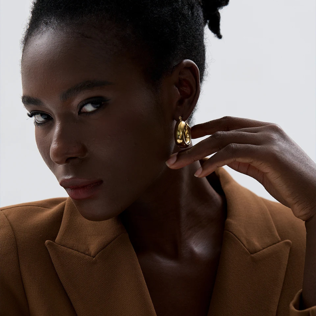 Bold Chunky Hoop Earrings