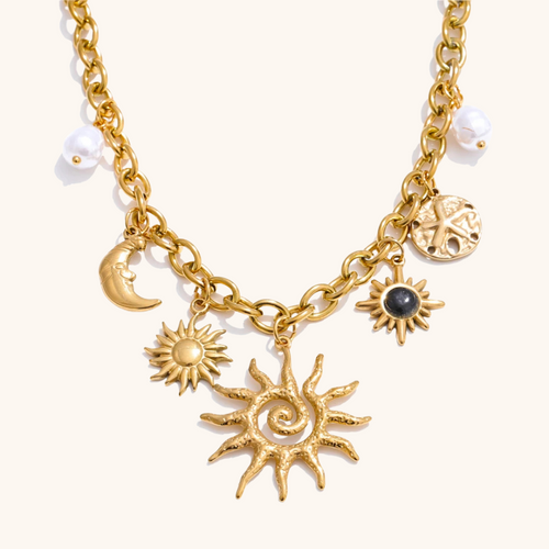 Solar Charm Necklace