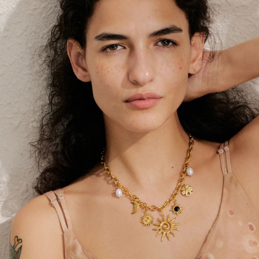 Solar Charm Necklace