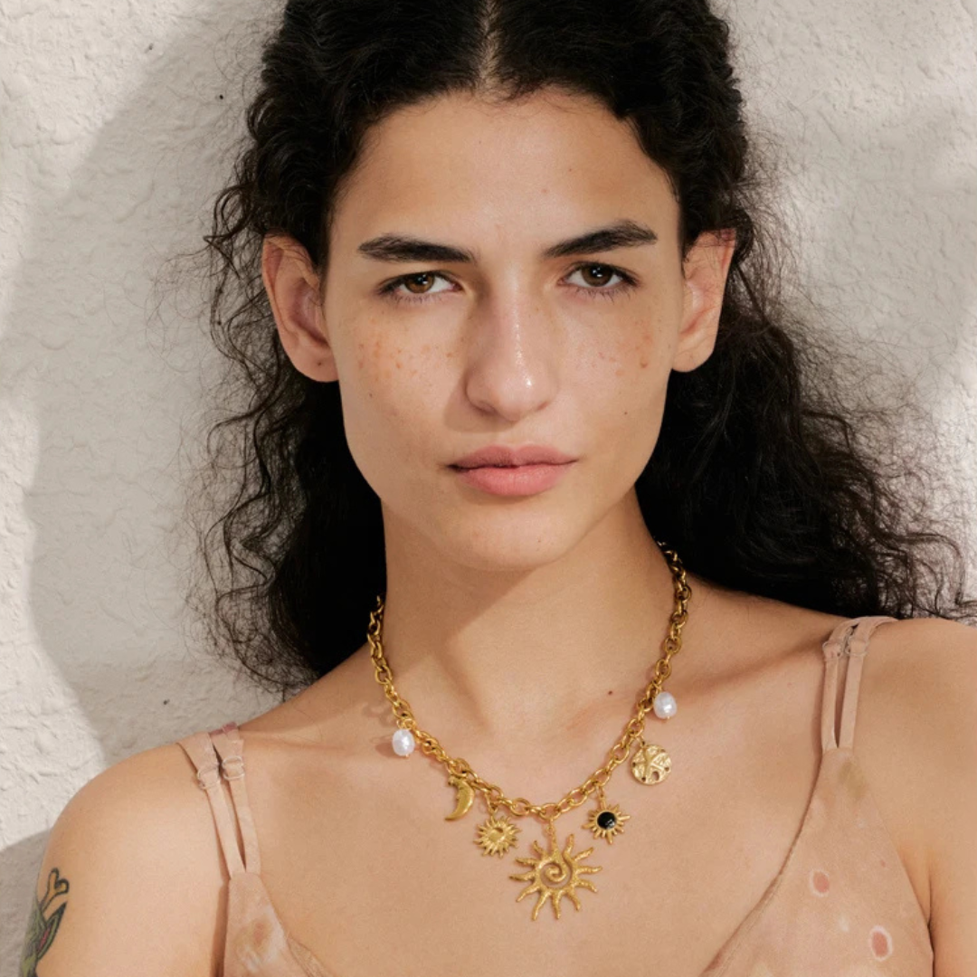 Solar Charm Necklace