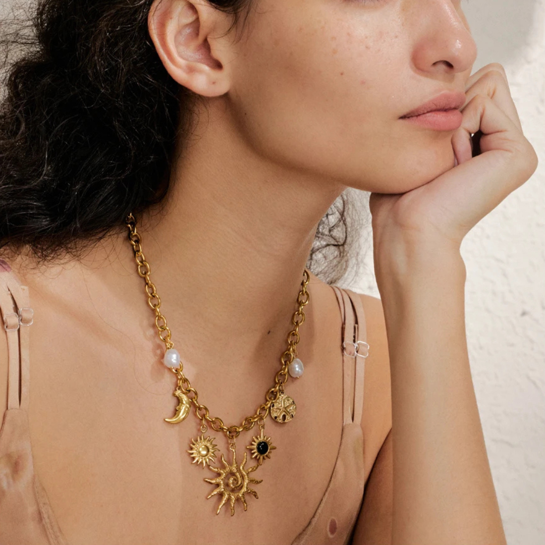 Solar Charm Necklace