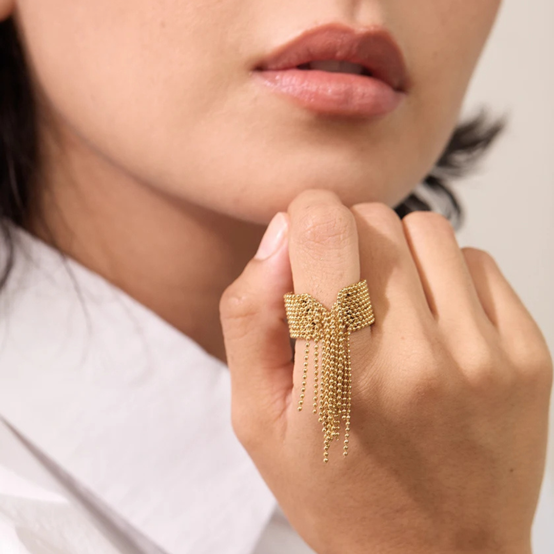 Tassel Statement Ring
