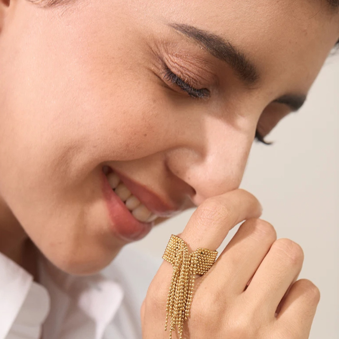 Tassel Statement Ring