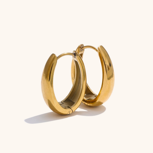 U-Shape Hoop Earrings