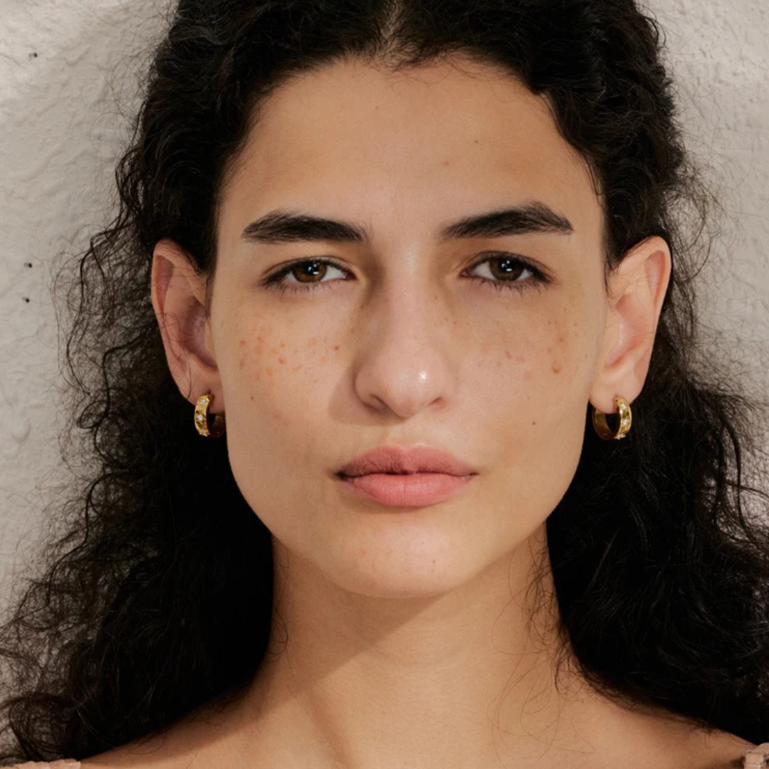 Star Hoop Earrings