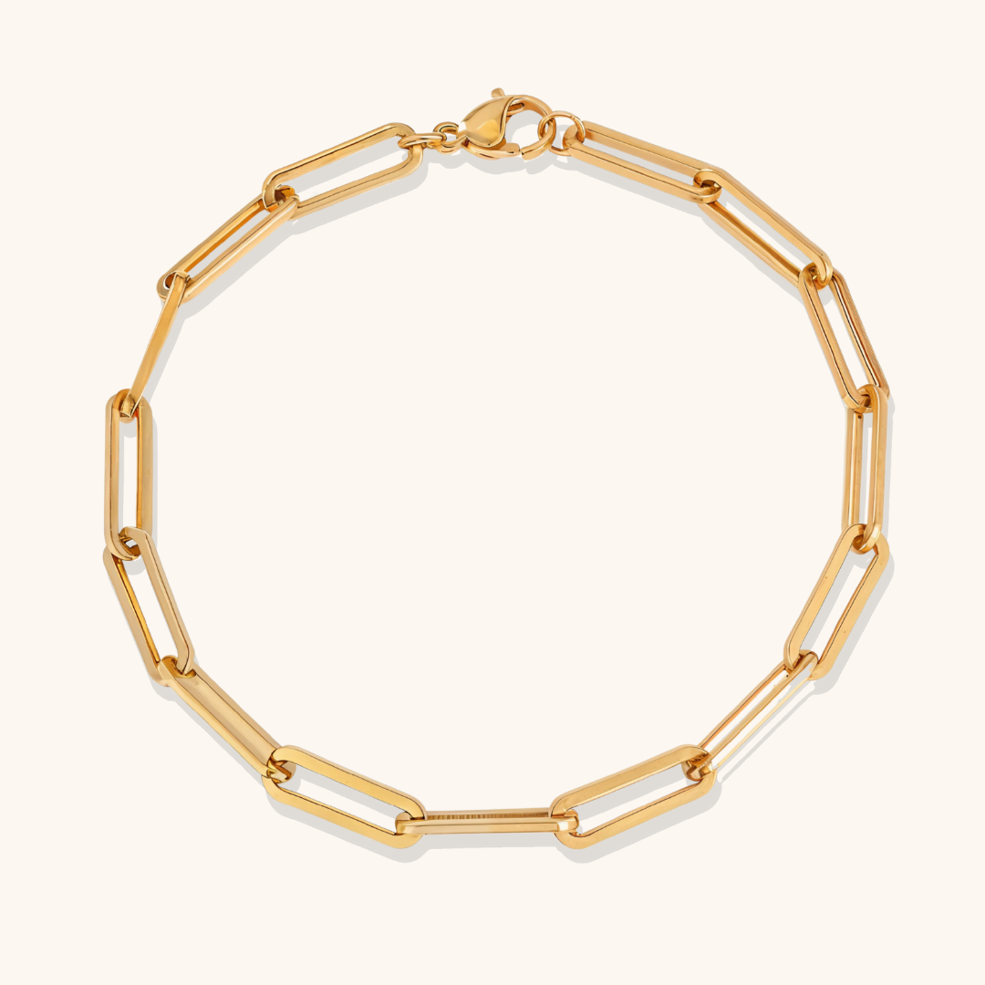 Paperclip Link Bracelet