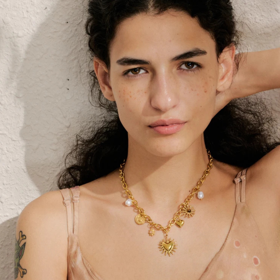 Sunheart Charm Necklace