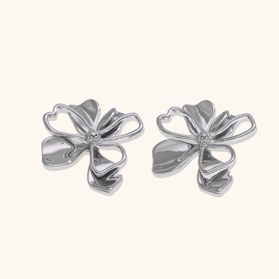 Petal Twist Stud Earrings