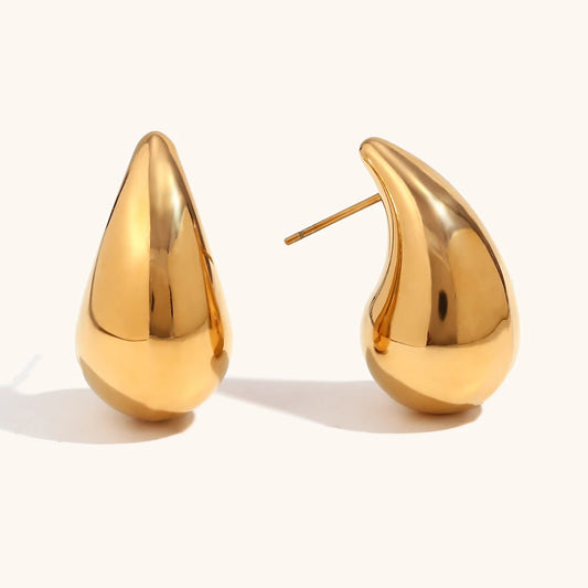 Teardrop Stud Earrings