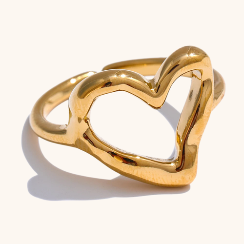Hollow Heart Ring