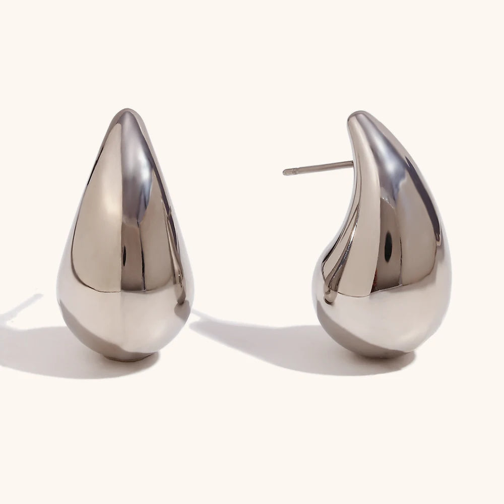 Teardrop Stud Earrings