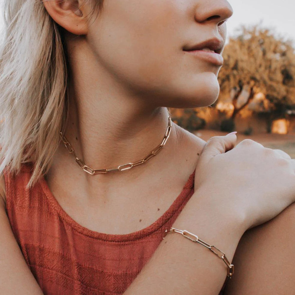Paperclip Link Bracelet