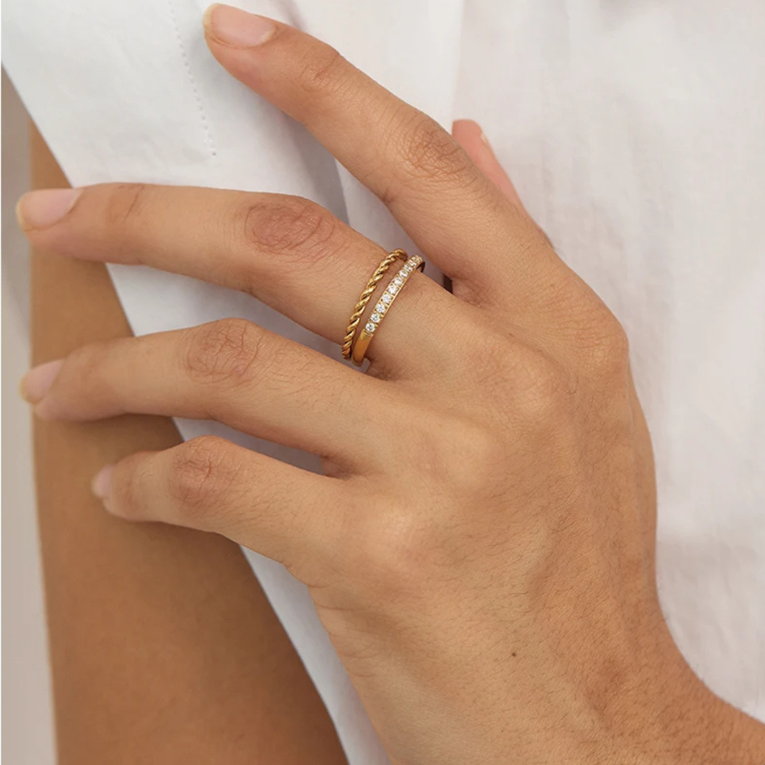 Rope Gleam Band Ring