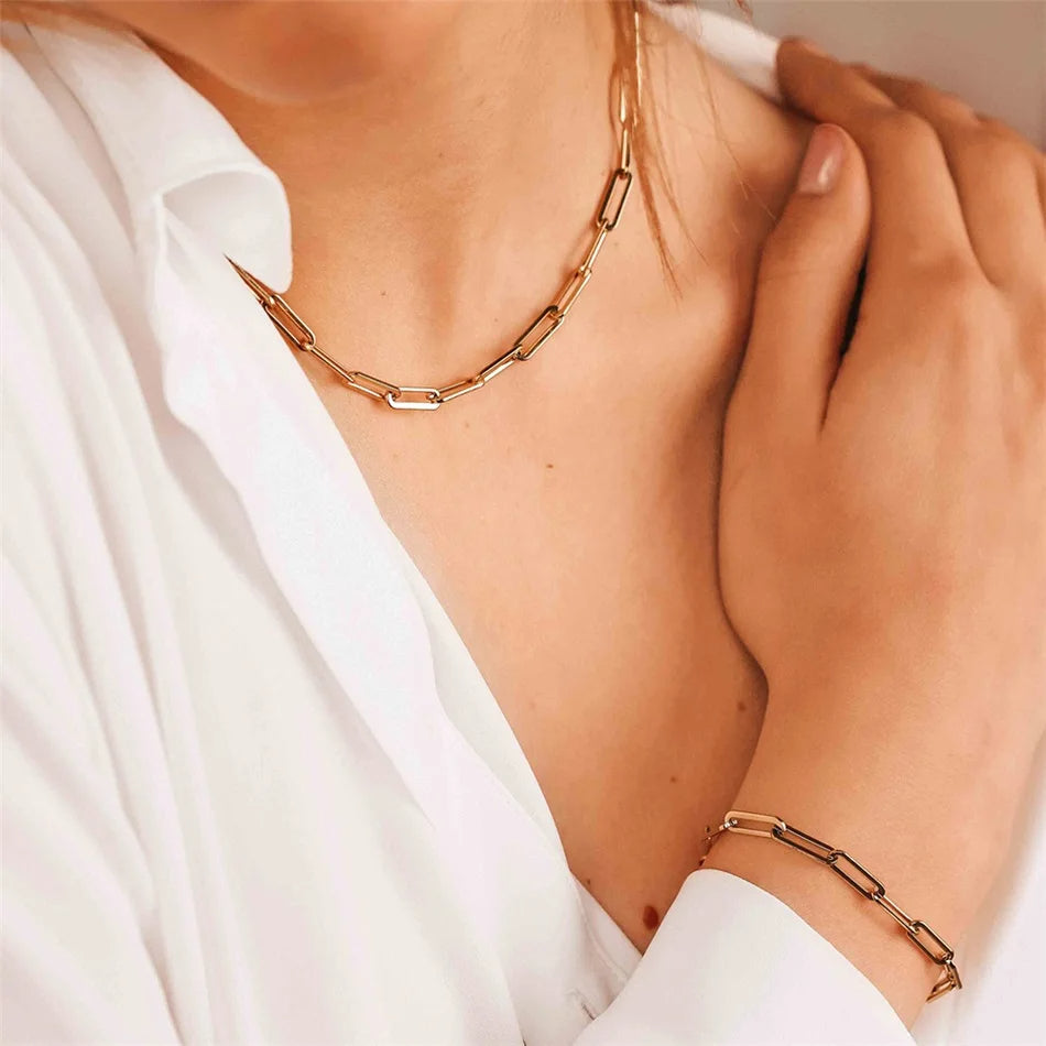 Paperclip Link Bracelet