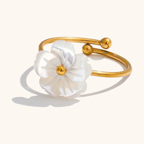Flower Open Ring