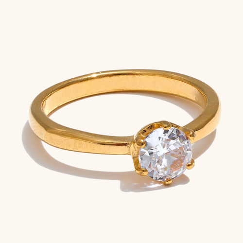 Round Cut Solitaire Ring