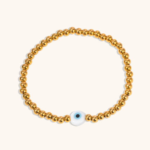 Evil Eye Bead Bracelet
