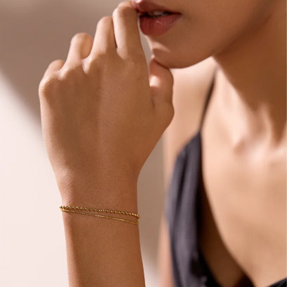 Double Layer Chain Bracelet