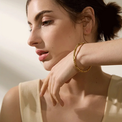 Textured Bead Bangle