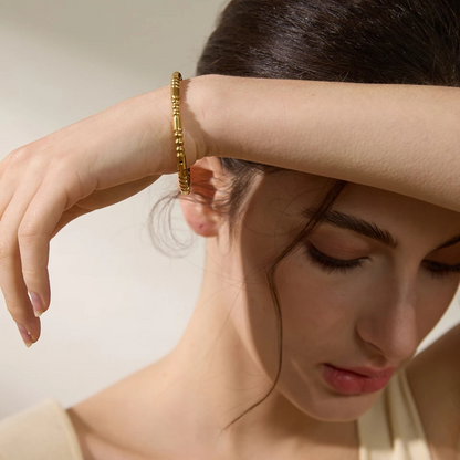 Textured Bead Bangle