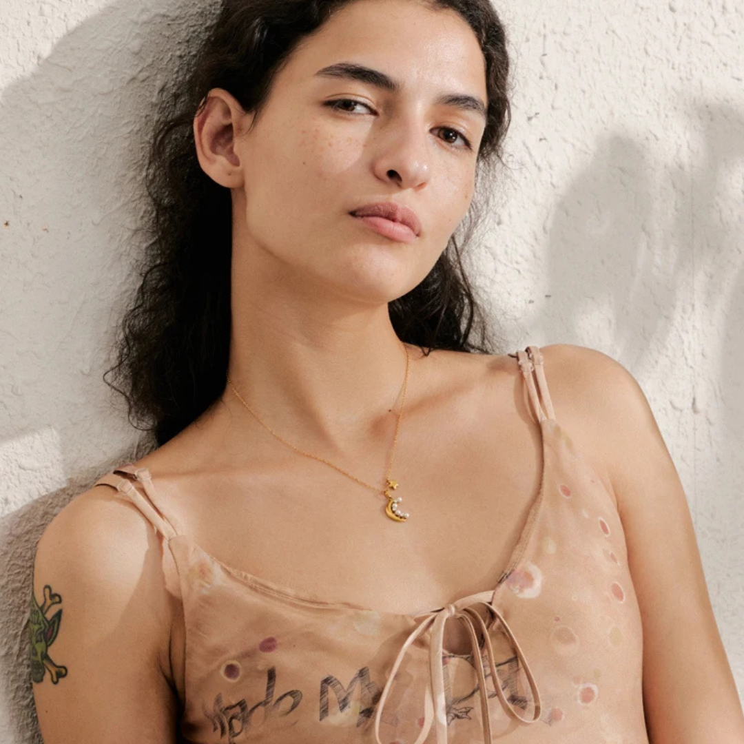 Luna Star Drop Necklace