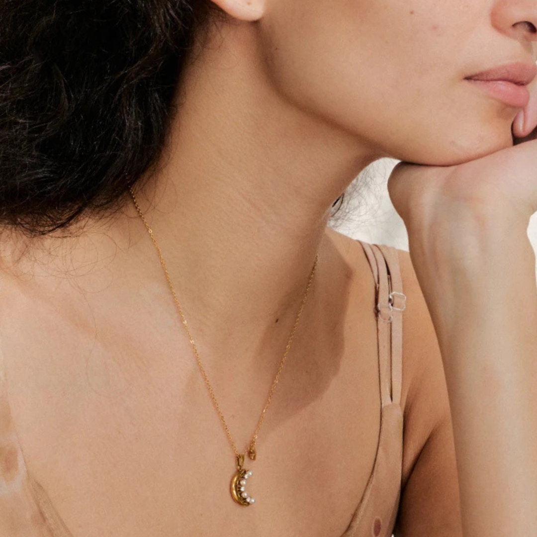 Luna Star Drop Necklace