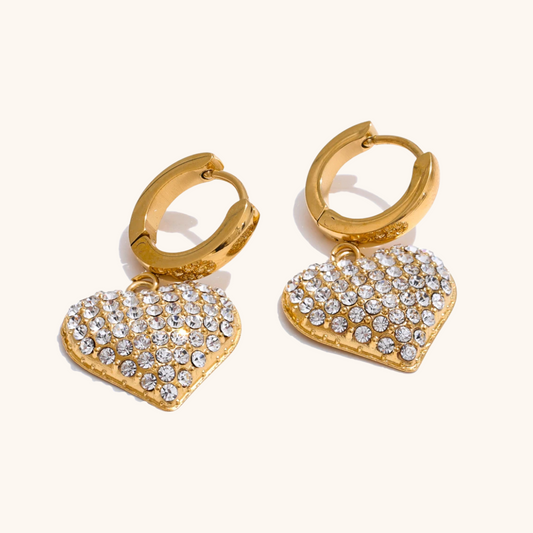 Heartfall Drop Earrings