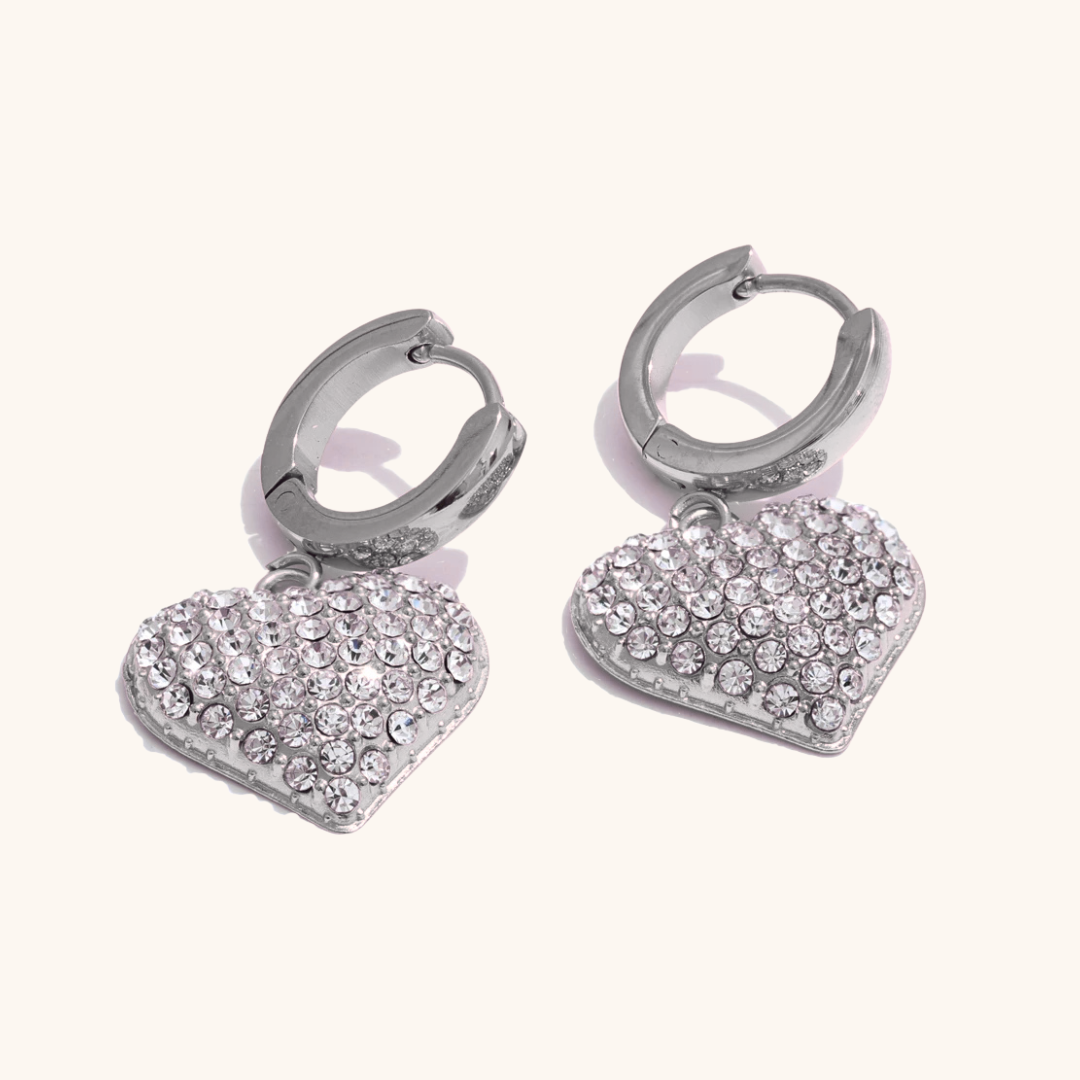 Heartfall Drop Earrings