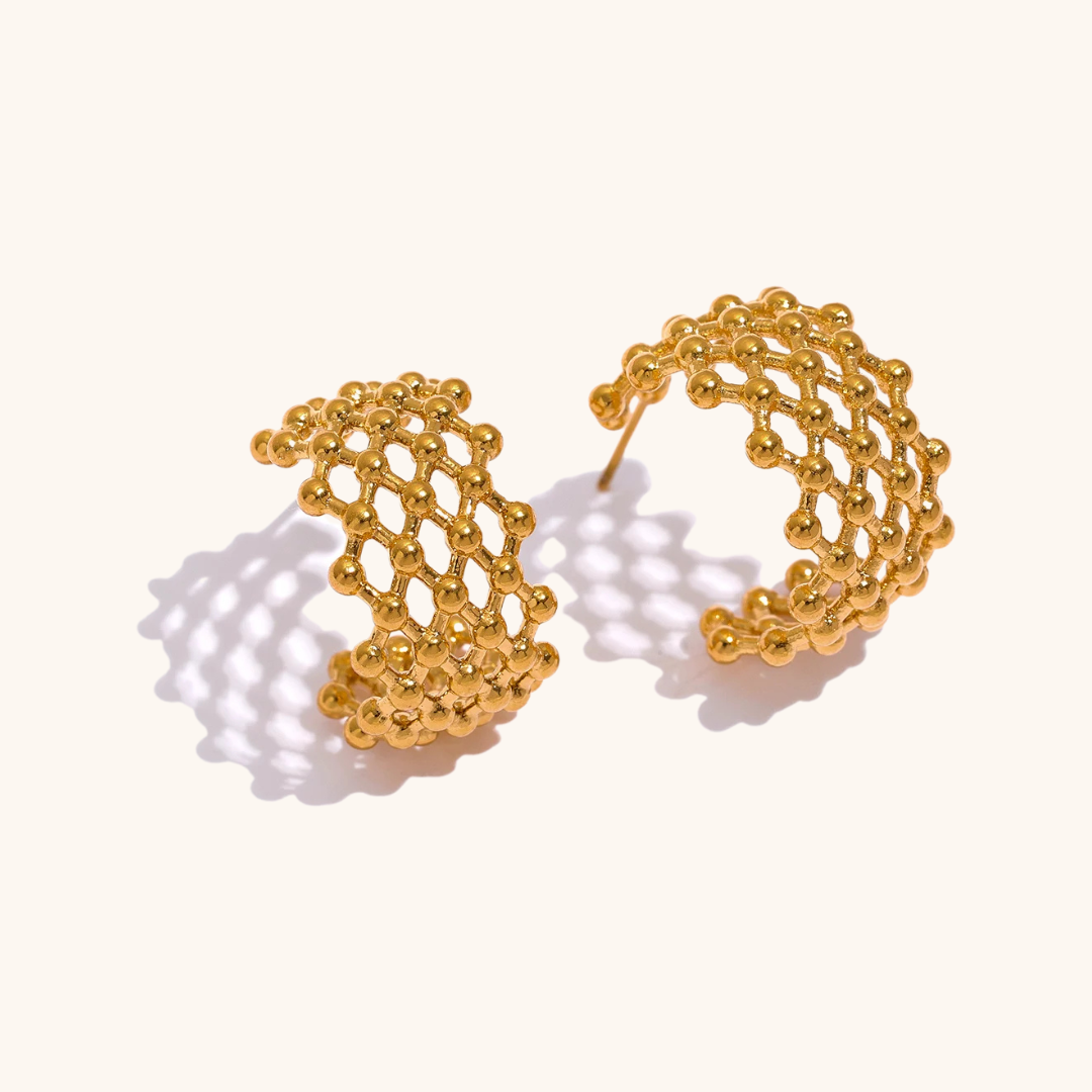 Geometric Loop Earrings