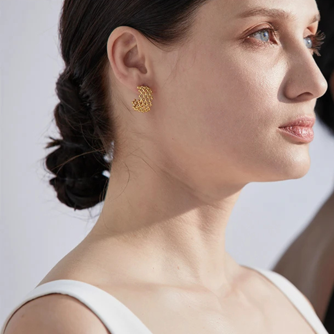 Geometric Loop Earrings