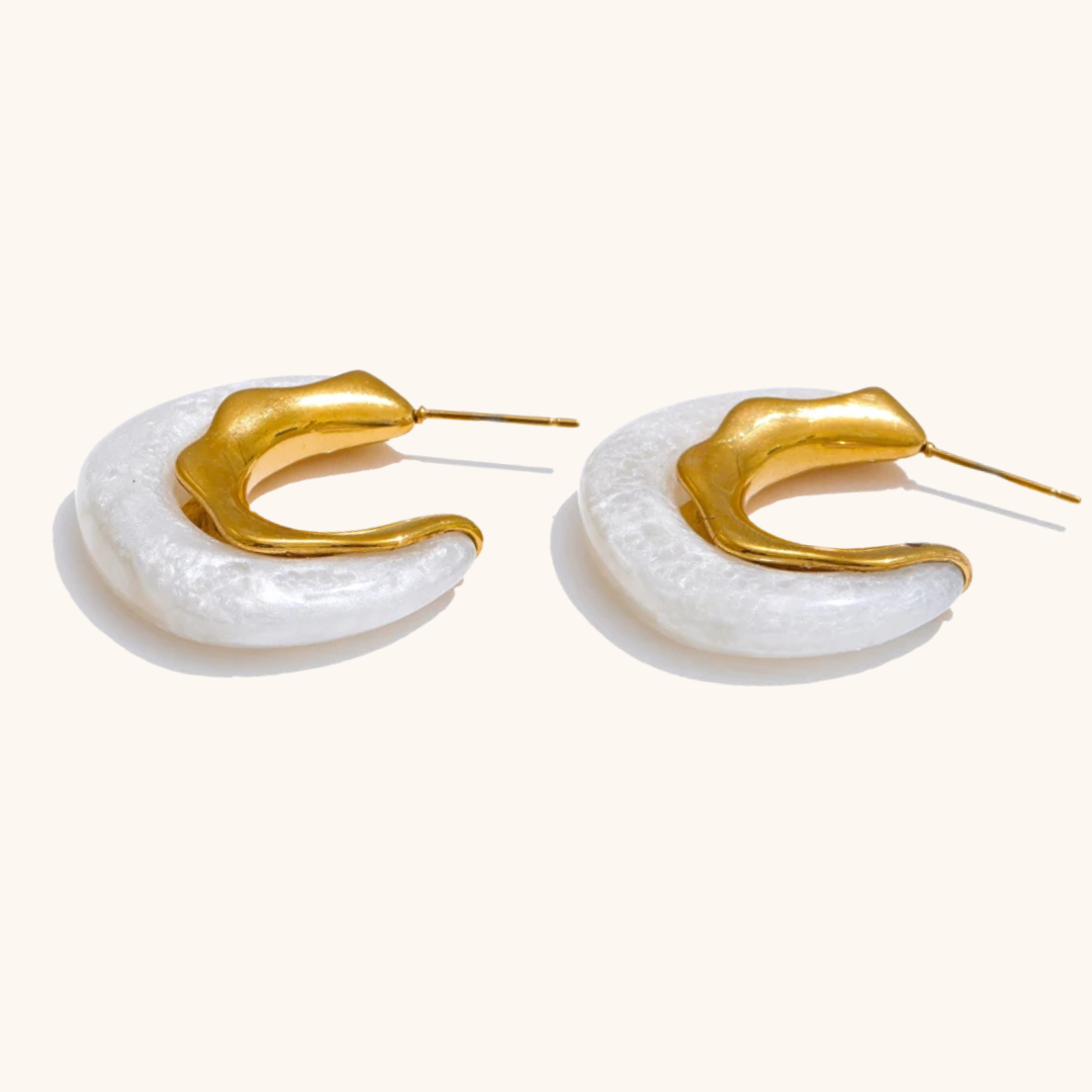 Arc C-Shape Earrings