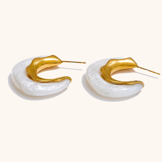 Arc C-Shape Earrings