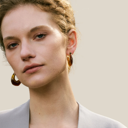 Arc C-Shape Earrings