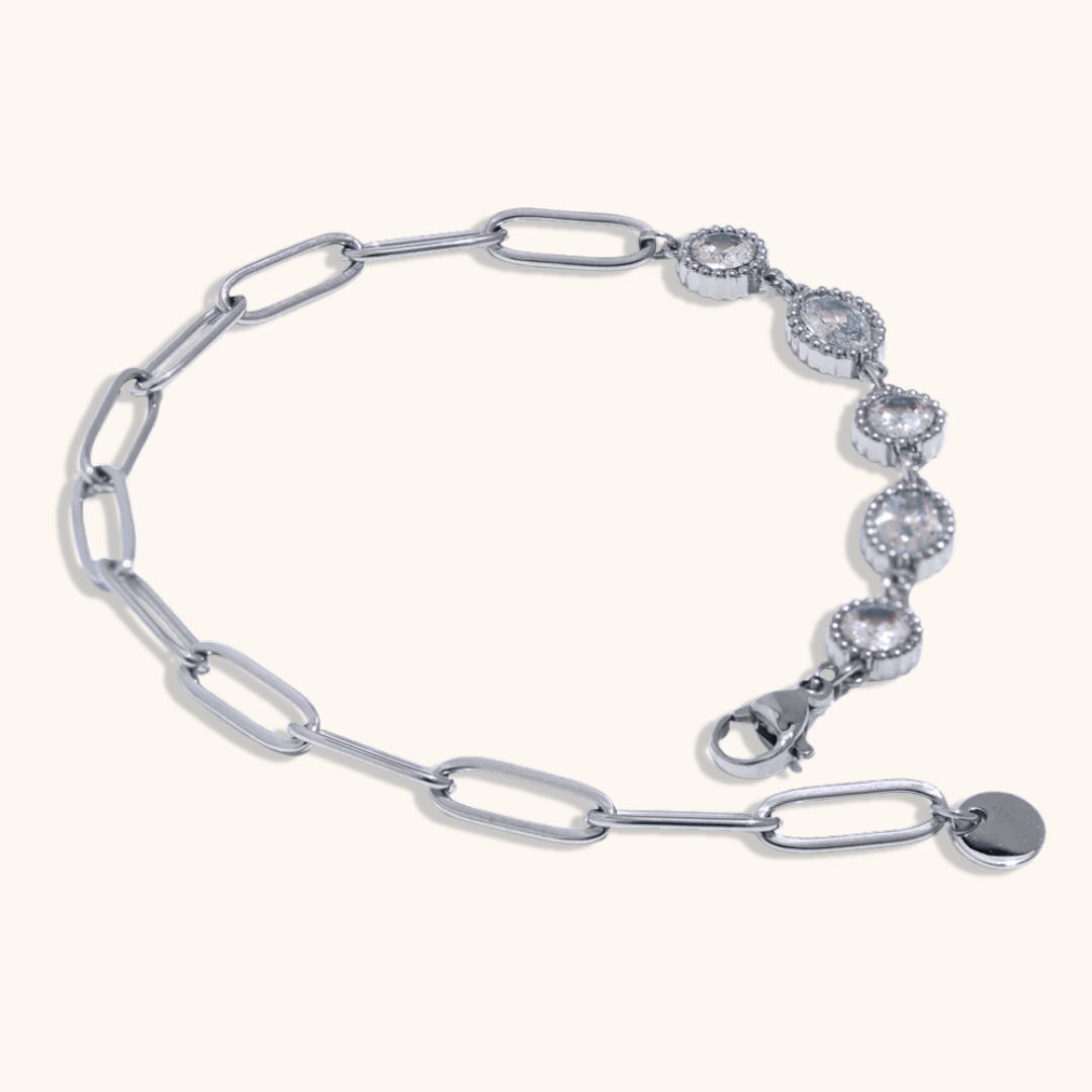 Linked Sparkle Chain Bracelet