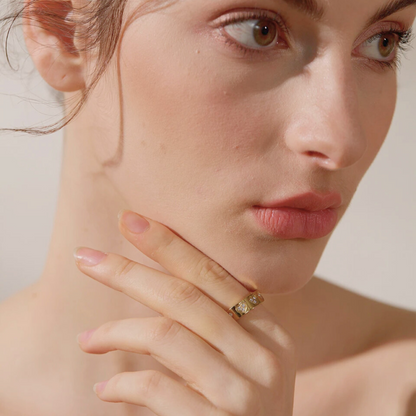 Heartstone Band Ring