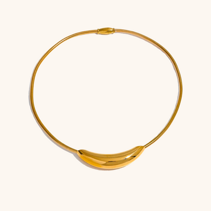 Curved Choker Necklace